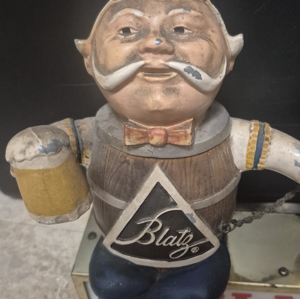 Vintage Working 1950's BLATZ Beer Lighted Bar Advertising Clock Sign Light USA - Picture 3 of 10